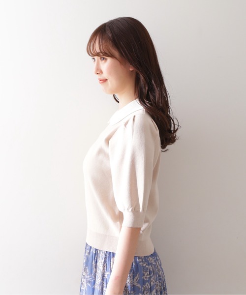 JILL by JILL STUART（ジルバイジルスチュアート）の「◇ハダミセニットトップス（ニット/セーター・レディース・ホワイト/ベージュ・FREE）」の8枚目の写真