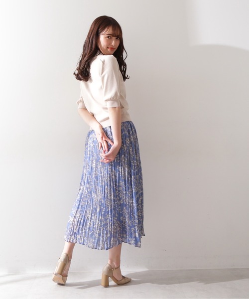 JILL by JILL STUART（ジルバイジルスチュアート）の「◇ハダミセニットトップス（ニット/セーター・レディース・ホワイト/ベージュ・FREE）」の6枚目の写真