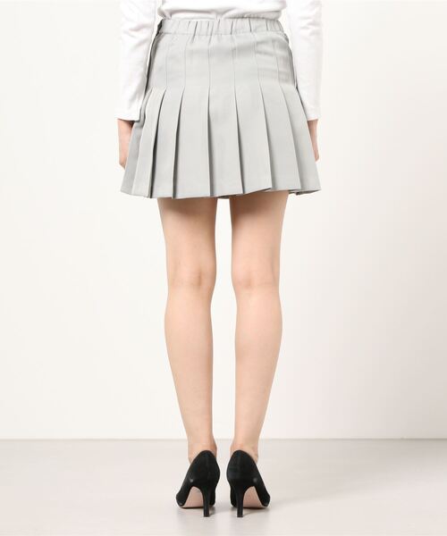 WEGO（ウィゴー）の「WEGO/無地プリーツミニスカート（スカート・レディース・ベージュ/グレー/ブラック/ネイビー・MEDIUM/SMALL/LARGE）」の11枚目の写真