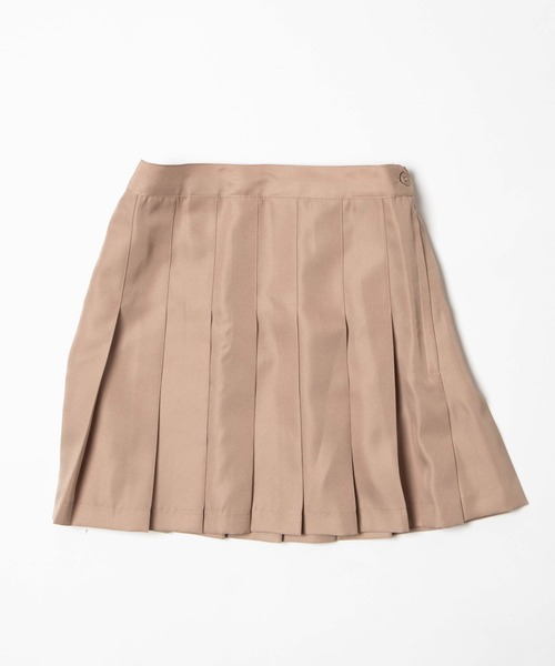 WEGO（ウィゴー）の「WEGO/無地プリーツミニスカート（スカート・レディース・ベージュ/グレー/ブラック/ネイビー・MEDIUM/SMALL/LARGE）」の7枚目の写真