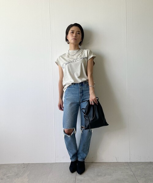 JET（ジェット）の「◆【ウォッシャブル】カーブシルエットデニムパンツ（デニムパンツ・レディース・チャコールグレー/ライトブルー・00/02/04）」の18枚目の写真