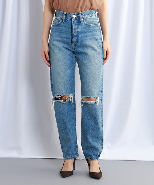 JET（ジェット）の「◆【ウォッシャブル】カーブシルエットデニムパンツ（デニムパンツ・レディース・チャコールグレー/ライトブルー・00/02/04）」の15枚目の写真