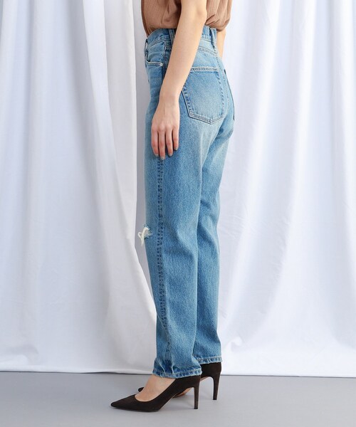 JET（ジェット）の「◆【ウォッシャブル】カーブシルエットデニムパンツ（デニムパンツ・レディース・チャコールグレー/ライトブルー・00/02/04）」の8枚目の写真