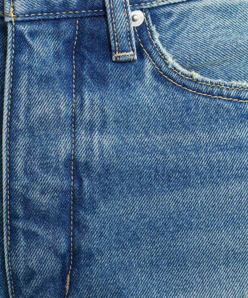 JET（ジェット）の「◆【ウォッシャブル】カーブシルエットデニムパンツ（デニムパンツ・レディース・チャコールグレー/ライトブルー・00/02/04）」の5枚目の写真