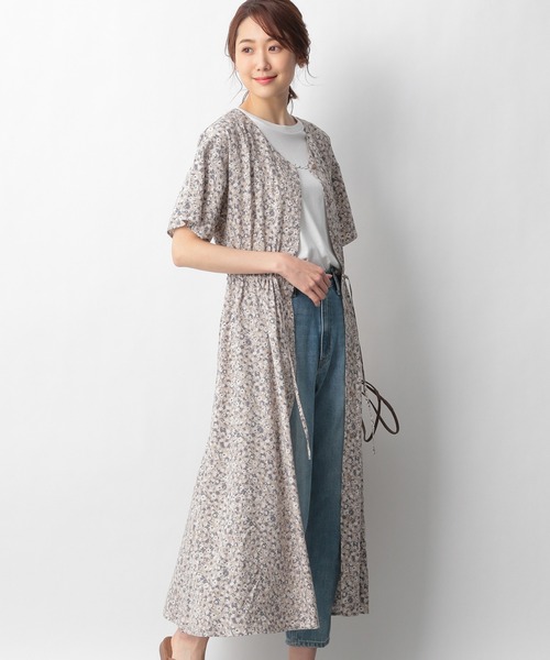 GLOBAL WORK（グローバルワーク）の「サラサラリラックス半袖ワンピース/935364（ワンピース・レディース・その他1/ベージュ/ライトグリーン/ライトブルー/ネイビー/ブラック/グリーン系その他3/その他2・MEDIUM/LARGE）」の3枚目の写真