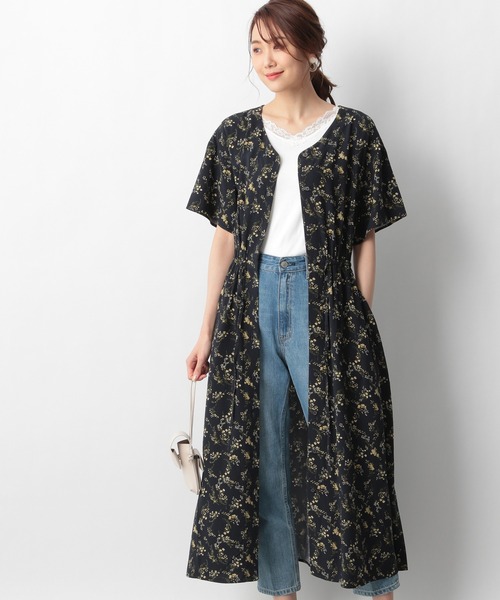 GLOBAL WORK（グローバルワーク）の「サラサラリラックス半袖ワンピース/935364（ワンピース・レディース・その他1/ベージュ/ライトグリーン/ライトブルー/ネイビー/ブラック/グリーン系その他3/その他2・MEDIUM/LARGE）」の6枚目の写真