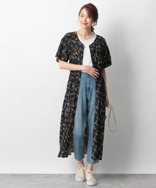 GLOBAL WORK（グローバルワーク）の「サラサラリラックス半袖ワンピース/935364（ワンピース・レディース・その他1/ベージュ/ライトグリーン/ライトブルー/ネイビー/ブラック/グリーン系その他3/その他2・MEDIUM/LARGE）」の19枚目の写真