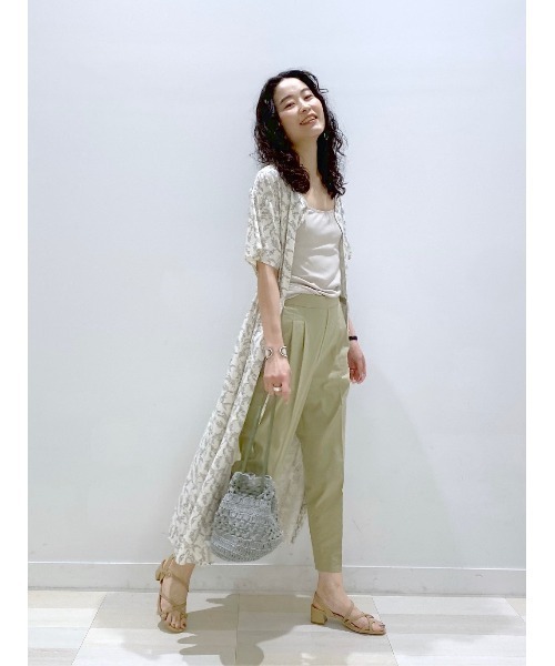 GLOBAL WORK（グローバルワーク）の「サラサラリラックス半袖ワンピース/935364（ワンピース・レディース・その他1/ベージュ/ライトグリーン/ライトブルー/ネイビー/ブラック/グリーン系その他3/その他2・MEDIUM/LARGE）」の12枚目の写真