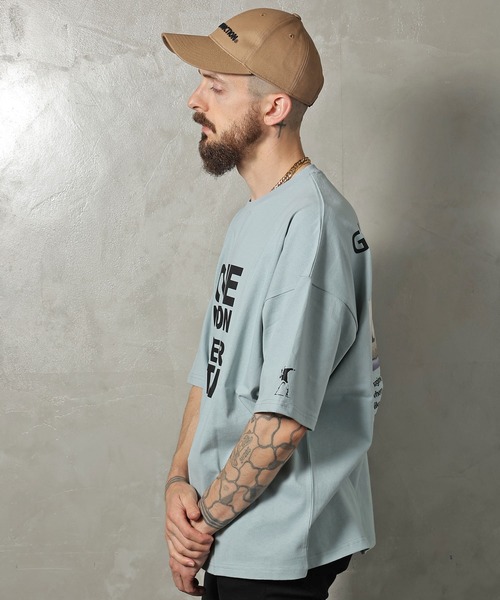 BRANDALISED(ブランダライズド)の「GA×BRANDALISED BACK 3-ART TEE(Tシャツ/カットソー・メンズ・ホワイト/ブラック/ミント・M/L)」の10枚目の写真