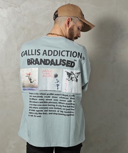 BRANDALISED(ブランダライズド)の「GA×BRANDALISED BACK 3-ART TEE(Tシャツ/カットソー・メンズ・ホワイト/ブラック/ミント・M/L)」の13枚目の写真