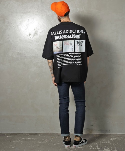 BRANDALISED(ブランダライズド)の「GA×BRANDALISED BACK 3-ART TEE(Tシャツ/カットソー・メンズ・ホワイト/ブラック/ミント・M/L)」の11枚目の写真