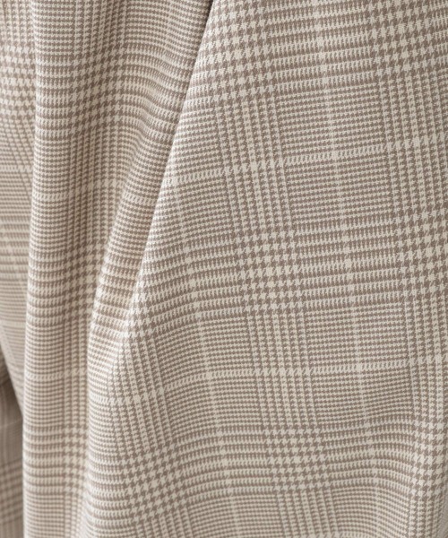RAGEBLUE（レイジブルー）の「＜セットアップ着用可能＞TRストレッチ/グレンチェックシャツ/933438（シャツ/ブラウス・メンズ・ベージュ/グレー・LARGE/MEDIUM）」の12枚目の写真