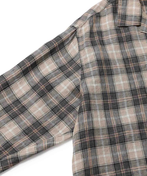 ADAM ET ROPE'（アダムエロペ）の「アソート ボックスシルエット オープンカラーシャツ（シャツ/ブラウス・メンズ・ネイビー/ベージュ系その他/オレンジ系その他・M/L）」の8枚目の写真