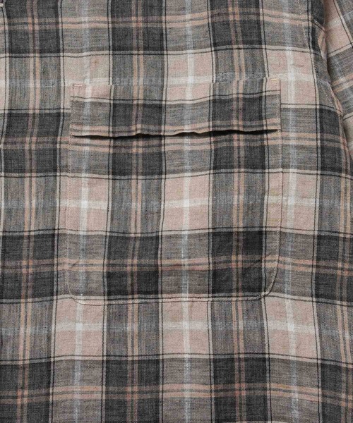 ADAM ET ROPE'（アダムエロペ）の「アソート ボックスシルエット オープンカラーシャツ（シャツ/ブラウス・メンズ・ネイビー/ベージュ系その他/オレンジ系その他・M/L）」の9枚目の写真