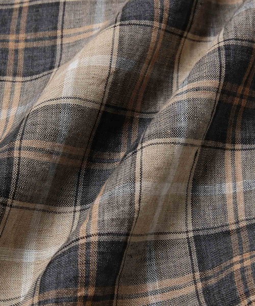 ADAM ET ROPE'（アダムエロペ）の「アソート ボックスシルエット オープンカラーシャツ（シャツ/ブラウス・メンズ・ネイビー/ベージュ系その他/オレンジ系その他・M/L）」の12枚目の写真