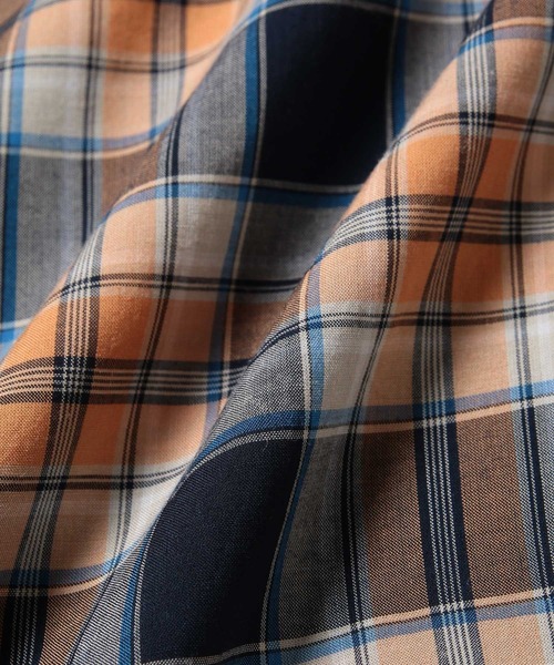 ADAM ET ROPE'（アダムエロペ）の「アソート ボックスシルエット オープンカラーシャツ（シャツ/ブラウス・メンズ・ネイビー/ベージュ系その他/オレンジ系その他・M/L）」の14枚目の写真