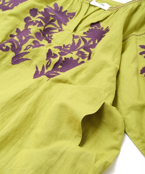 sara mallika（サラ マリカ）の「Sara mallika CTN LINEN BIG FLOWER