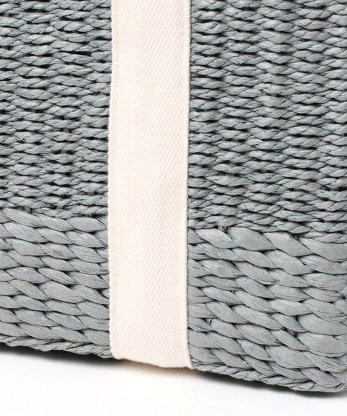 studio CLIP（スタディオクリップ）の「テープペーパーカゴバッグ（かごバッグ・レディース・ブラウン/ナチュラル/ライトブルー・FREE）」の10枚目の写真