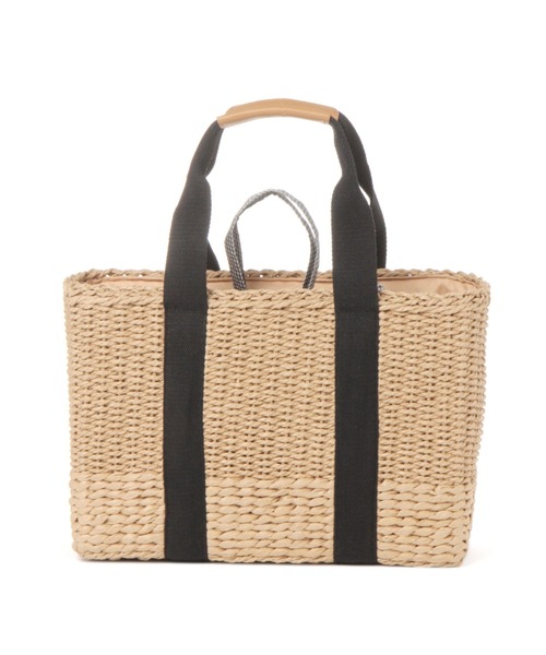 studio CLIP（スタディオクリップ）の「テープペーパーカゴバッグ（かごバッグ・レディース・ブラウン/ナチュラル/ライトブルー・FREE）」の15枚目の写真