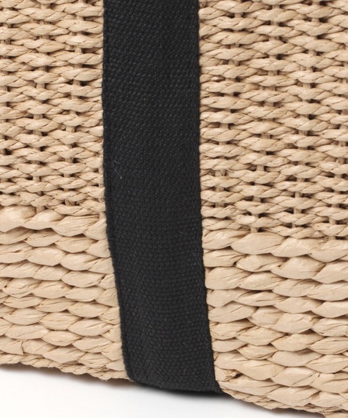 studio CLIP（スタディオクリップ）の「テープペーパーカゴバッグ（かごバッグ・レディース・ブラウン/ナチュラル/ライトブルー・FREE）」の16枚目の写真