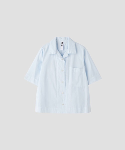 トップス MHL./HIGH TWISTED COTTON POPLIN SHIRT MHL.（エムエイチエル）の「HIGH TWISTED COTTON POPLIN（シャツ
