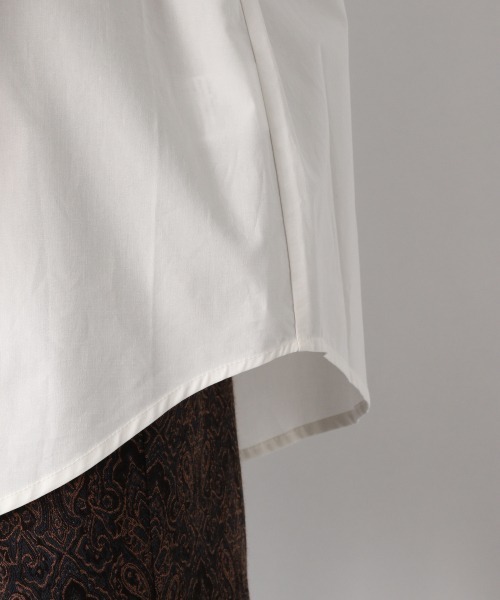 JEANASIS(ジーナシス)の「14Gニットスイッチングシャツ/952046(シャツ/ブラウス・レディース・ホワイト系その他/ブラック系その他・FREE)」の12枚目の写真