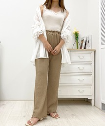 apres jour | シャーリングクロスイージーパンツ【ZOZOTOWN限定アイテム】(その他パンツ)
