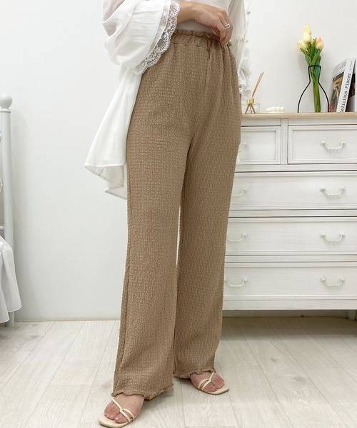 apres jour（アプレジュール）の「シャーリングクロスイージーパンツ【ZOZOTOWN限定アイテム】（その他パンツ・レディース・モカ/ブラック/アイボリー・SMALL/X-LARGE/MEDIUM）」の18枚目の写真