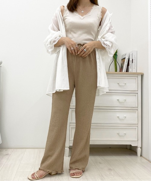 apres jour（アプレジュール）の「シャーリングクロスイージーパンツ【ZOZOTOWN限定アイテム】（その他パンツ・レディース・モカ/ブラック/アイボリー・SMALL/X-LARGE/MEDIUM）」の20枚目の写真