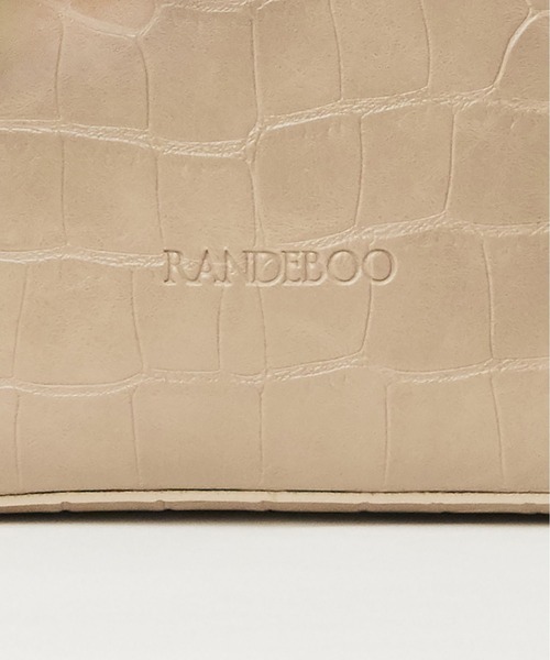 RANDEBOO(ランデブー)の「Croco bucket bag(ショルダーバッグ・レディース・ブルー/アイボリー/ブラック/ブラウン/ベージュ・FREE)」の11枚目の写真