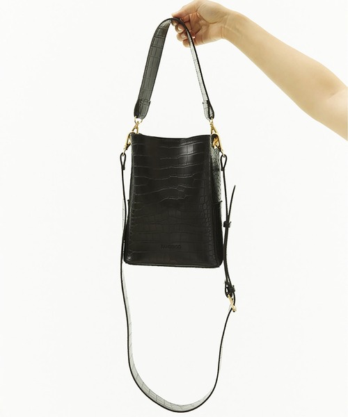 RANDEBOO（ランデブー）の「Croco bucket bag（ショルダーバッグ ...