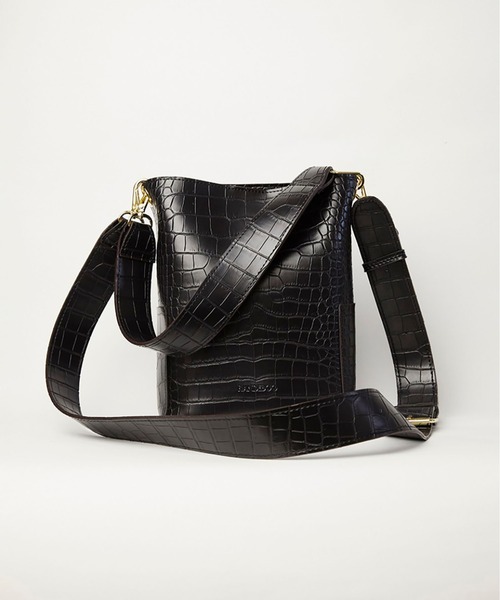 RANDEBOO(ランデブー)の「Croco bucket bag(ショルダーバッグ・レディース・ブルー/アイボリー/ブラック/ブラウン/ベージュ・FREE)」の16枚目の写真