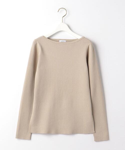 green label relaxing(グリーンレーベルリラクシング)の「<1_OF_MINE(ワンオブマイン)> リブ ボートネック ニット -ウォッシャブル-(ニット/セーター・レディース・ベージュ/ピンク/ダークグレー/ケリー・FREE)」の21枚目の写真