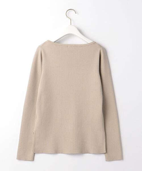 green label relaxing(グリーンレーベルリラクシング)の「<1_OF_MINE(ワンオブマイン)> リブ ボートネック ニット -ウォッシャブル-(ニット/セーター・レディース・ベージュ/ピンク/ダークグレー/ケリー・FREE)」の20枚目の写真