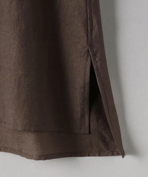 BEAUTY&YOUTH UNITED ARROWS(ビューティーアンドユースユナイテッドアローズ)の「BY ヨークバンドカラー5分袖 シャツ◆(シャツ/ブラウス・レディース・ダークブラウン/イエロー・FREE)」の16枚目の写真