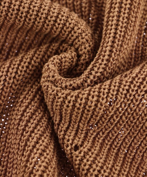 ALEXIA STAM（アリシアスタン）の「Knit Maxi Dress/ニットマキシドレス（ワンピース・レディース・ブラック/テラコッタ/ベージュ・FREE）」の10枚目の写真