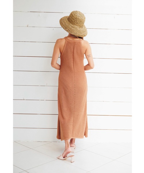 セール】Knit Maxi Dress/ニットマキシドレス（ワンピース