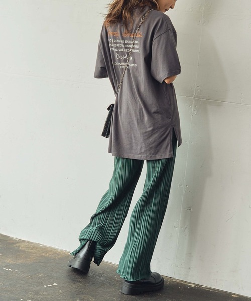 WEGO(ウィゴー)の「WEGO/プリーツイージーパンツ(スラックス・レディース・ブラック/レッド/グリーン/アイボリー・FREE)」の7枚目の写真