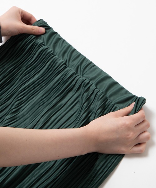 WEGO(ウィゴー)の「WEGO/プリーツイージーパンツ(スラックス・レディース・ブラック/レッド/グリーン/アイボリー・FREE)」の16枚目の写真