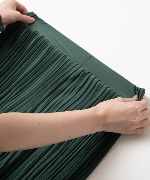 WEGO(ウィゴー)の「WEGO/プリーツイージーパンツ(スラックス・レディース・ブラック/レッド/グリーン/アイボリー・FREE)」の17枚目の写真