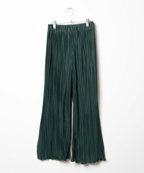 WEGO(ウィゴー)の「WEGO/プリーツイージーパンツ(スラックス・レディース・ブラック/レッド/グリーン/アイボリー・FREE)」の20枚目の写真