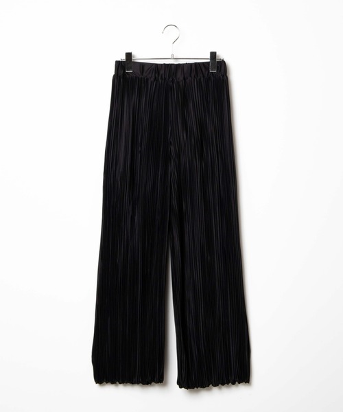 WEGO(ウィゴー)の「WEGO/プリーツイージーパンツ(スラックス・レディース・ブラック/レッド/グリーン/アイボリー・FREE)」の19枚目の写真