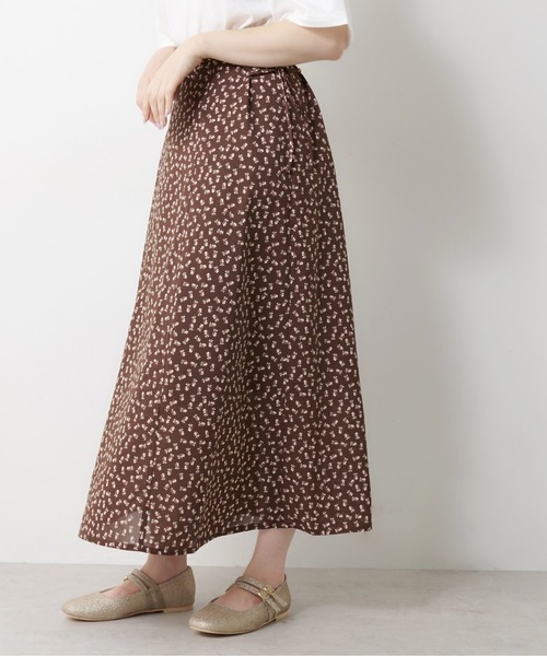 OLIVE des OLIVE（オリーブデオリーブ）の「サイドレースアップハギスカート（スカート・レディース・ブラック/ブラウン/オフホワイト/サックスブルー・FREE）」の20枚目の写真