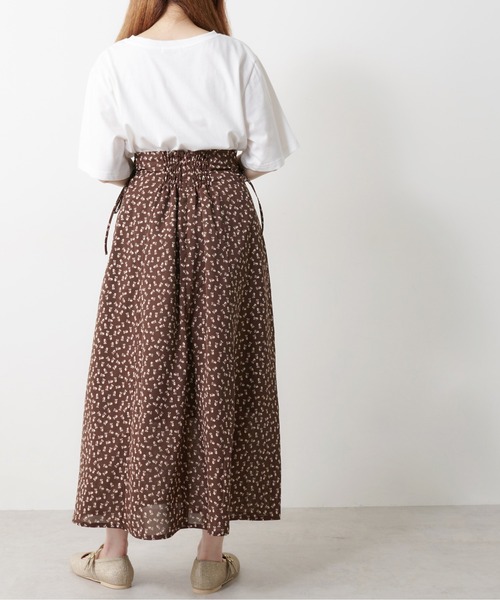 OLIVE des OLIVE（オリーブデオリーブ）の「サイドレースアップハギスカート（スカート・レディース・ブラック/ブラウン/オフホワイト/サックスブルー・FREE）」の13枚目の写真