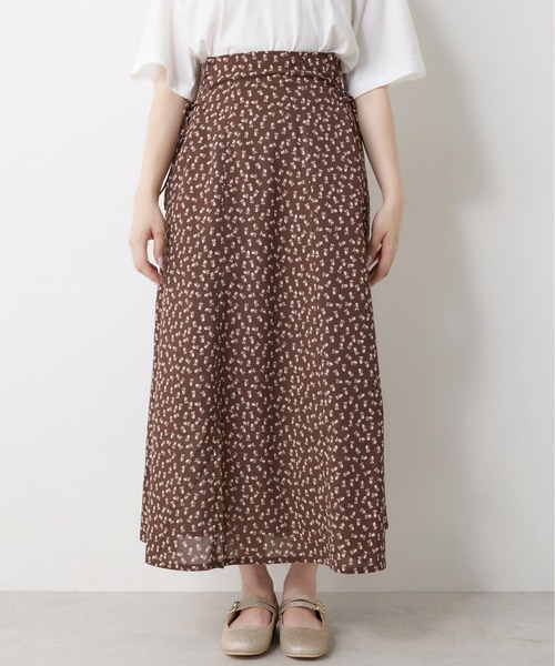 OLIVE des OLIVE（オリーブデオリーブ）の「サイドレースアップハギスカート（スカート・レディース・ブラック/ブラウン/オフホワイト/サックスブルー・FREE）」の8枚目の写真