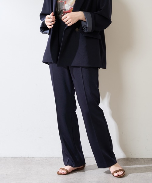 SHENERY（シーナリー）の「センタープレスパンツ（その他パンツ・レディース・ダークグリーン/ピンク/ネイビー・38/36）」の3枚目の写真