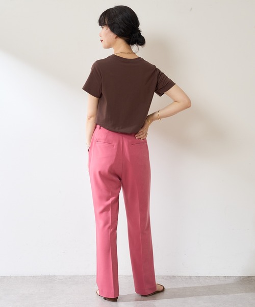 SHENERY（シーナリー）の「センタープレスパンツ（その他パンツ・レディース・ダークグリーン/ピンク/ネイビー・38/36）」の10枚目の写真