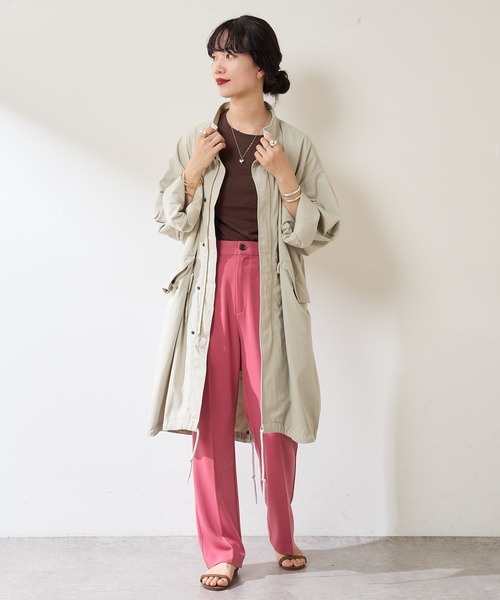 SHENERY（シーナリー）の「センタープレスパンツ（その他パンツ・レディース・ダークグリーン/ピンク/ネイビー・38/36）」の17枚目の写真