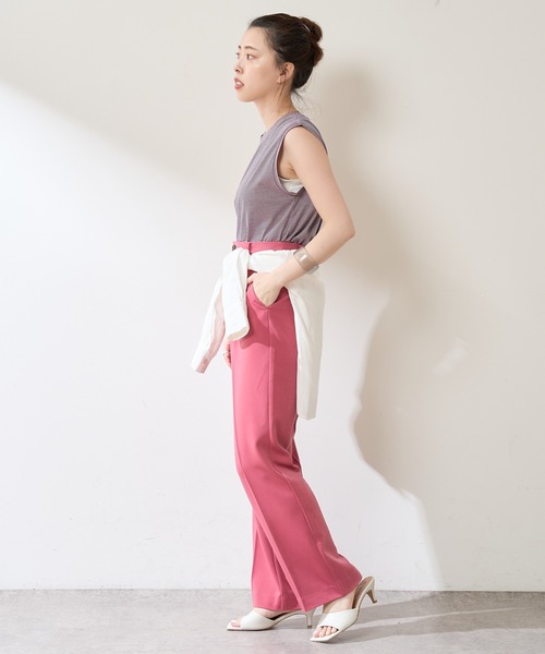 SHENERY（シーナリー）の「センタープレスパンツ（その他パンツ・レディース・ダークグリーン/ピンク/ネイビー・38/36）」の14枚目の写真