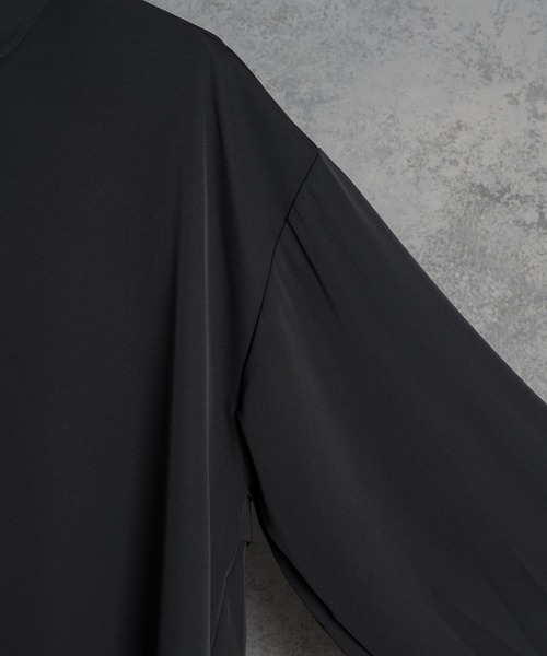 KUUUPY（クーピー）の「Inverted Pleats Shirts - インバーテッドプリーツシャツ（シャツ/ブラウス・メンズ・チャコールグレー/バーガンディー/グレイッシュブルー/ライトグリーン・SMALL/MEDIUM/LARGE）」の17枚目の写真